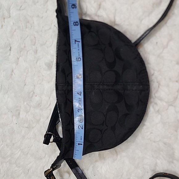 Coach Y2K Signature Mini Crossbody Swingpack Black Jacquard Bag - Picture 13 of 17